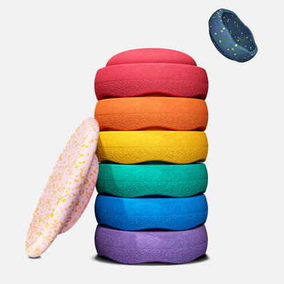 Stepping Stones - Special Rainbow - Set of 8