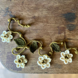 Hand Crocheted Wool Daffodil Garland