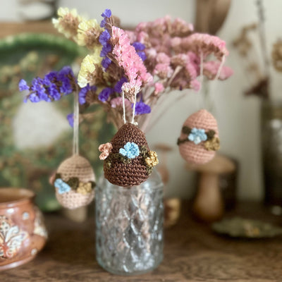 Hand Crocheted Wool Egg - More Colours