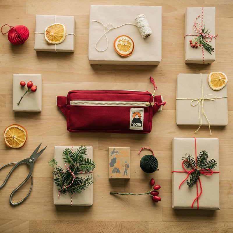 Cotton Canvas Bum Bag - Bordeaux