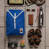 Cotton Canvas Scout Backpack - Blue