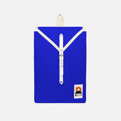 Cotton Canvas Scout Backpack - Blue