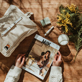 Cotton Canvas Scout Backpack - White