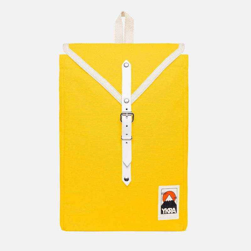 Cotton Canvas Scout Backpack - Yellow