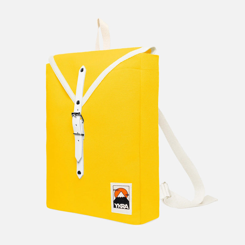 Cotton Canvas Scout Backpack - Yellow