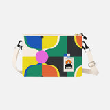 Cotton Canvas Side Pouch Bag - Porto