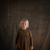 Ibis Baby & Kids Dress - Merino Wool & Silk - Almond