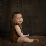 Tern Baby Body - Merino Wool & Silk - Almond