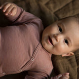 Moa Baby Body - Merino Wool & Silk - Orchid