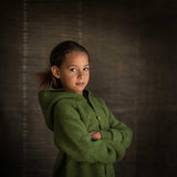Tinker Baby & Kids Jacket - Merino Wool Fleece - Forest