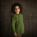 Puffin Baby & Kids Sweater - Merino Wool Fleece - Forest