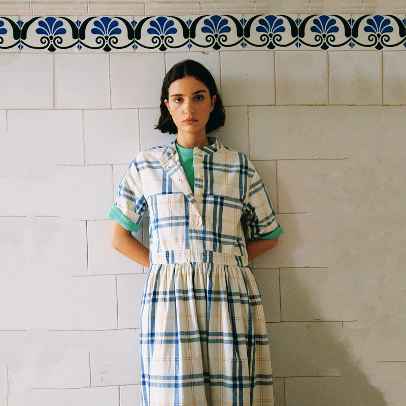 Women's Cotton Dress - Fun Tartan