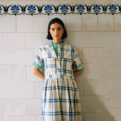 Women's Cotton Dress - Fun Tartan