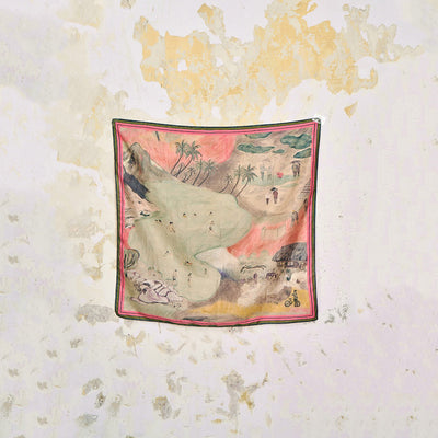 Women's Handloomed Silk Eddy Neckerchief - Cabriolet Day