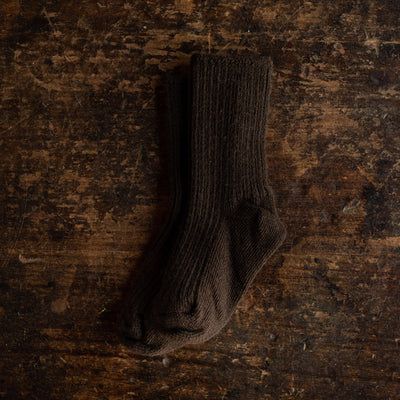 Adults Merino Wool Socks - Cocoa