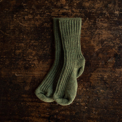 Adults Merino Wool Socks - Moss Melange