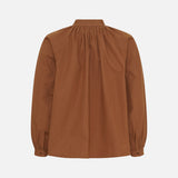 Women's Cotton Irissa Blouse - Cambridge Brown