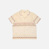 Kids Cotton Donny Ribbons Shirt - Cream