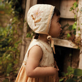 Baby & Kids Linen Josephine Bonnet - Cream
