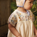 Baby Linen Stevie Bubble Romper - Cream
