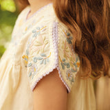 Kids Linen Stevie Blouse - Cream