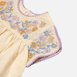 Kids Linen Stevie Blouse - Cream