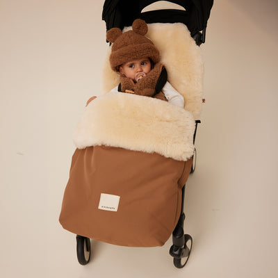 Merino Sheepskin Universal Pushchair Footmuff - Bruno
