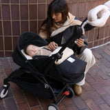 Merino Sheepskin Universal Mini Pushchair Footmuff - Milk