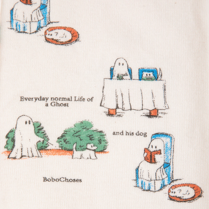 Baby Cotton Everyday Ghosts Leggings - Off White