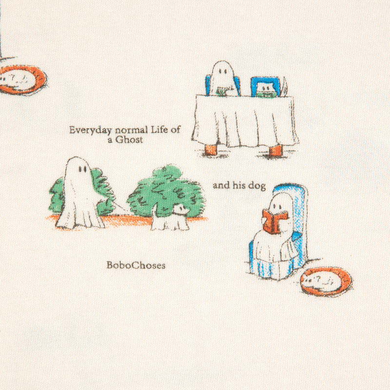 Baby Cotton Everyday Ghosts T-shirt - Off White