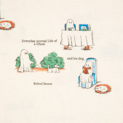 Baby Cotton Everyday Ghosts T-shirt - Off White