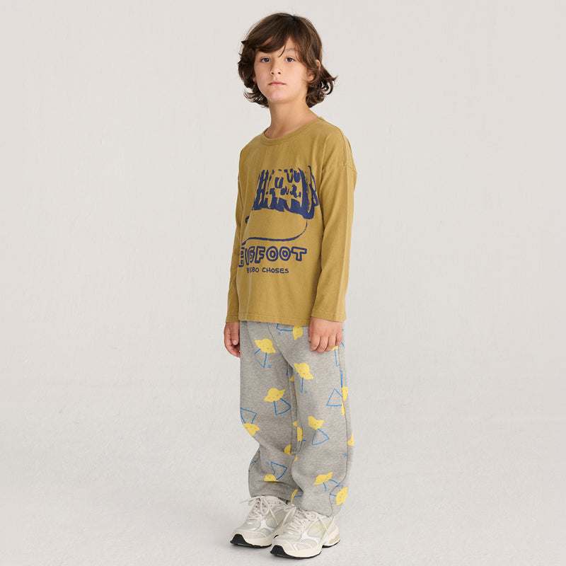 Kids Cotton Bigfoot T-shirt - Khaki