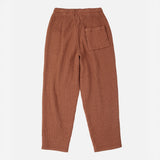 Kids Cotton Quilted Jogging Pants - Brown