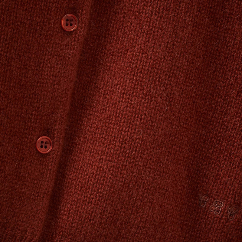 Kids Cashmere Rosa Cardigan - Cinnamon