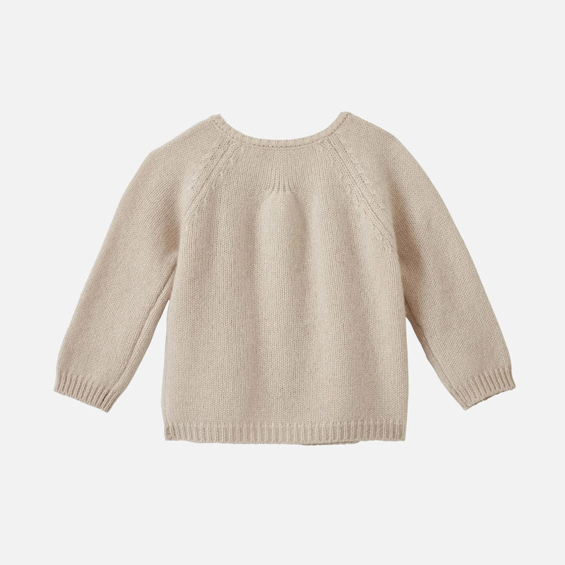 Baby Cashmere Rosa Cardigan - Ecru