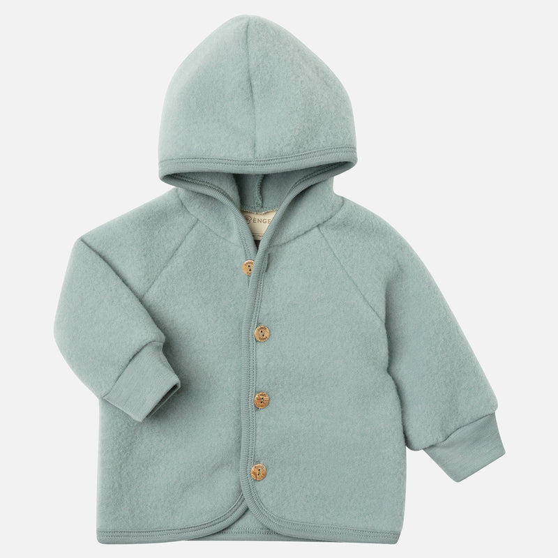 Baby & Kids Merino Wool Fleece Jacket - Mountain Blue