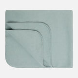 Merino Wool Fleece Swaddle / Baby Blanket - Mountain Blue