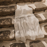 Women's Cotton/Linen Febe Dress - Fog Stripe