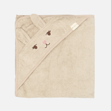 Cotton Bunny Towel - Oxford Tan