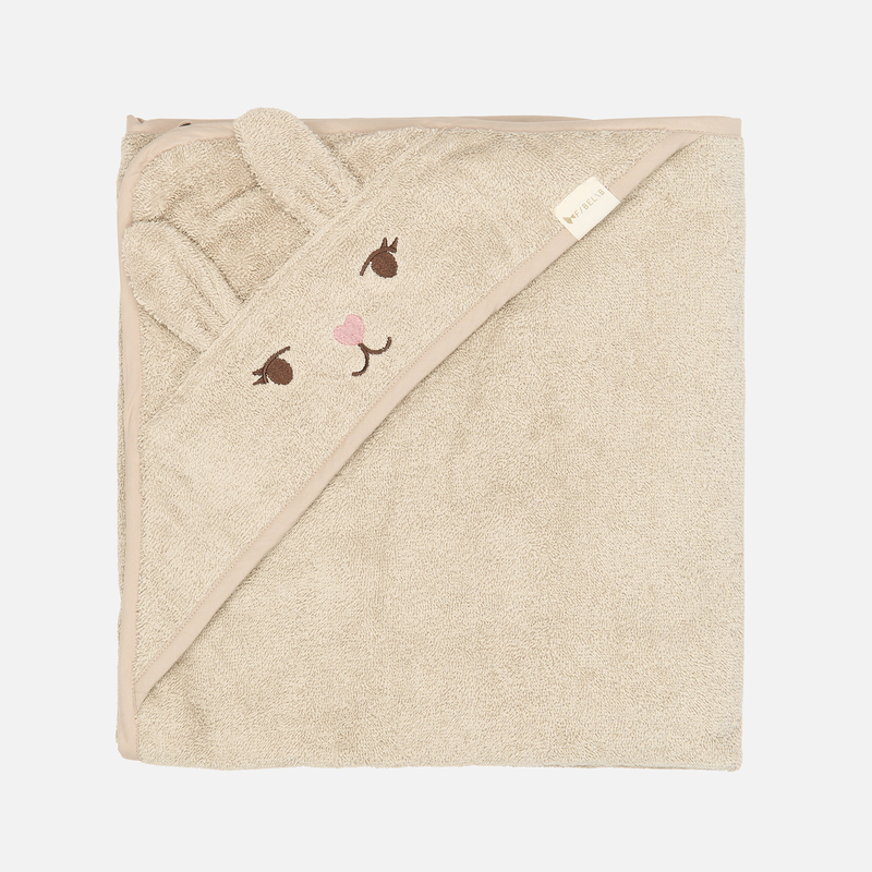 Cotton Bunny Towel - Oxford Tan