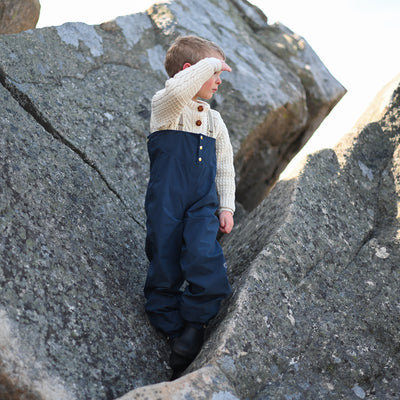 Kids Waterproof Rainpants - Inkberry