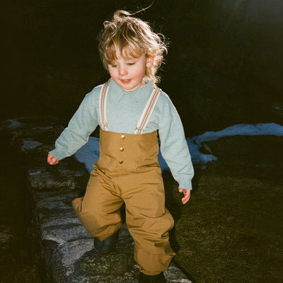 Kids Waterproof Rainpants - Ochre
