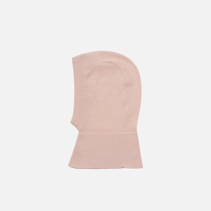 Baby Merino Wool Extra Fine Balaclava - Pale Rose