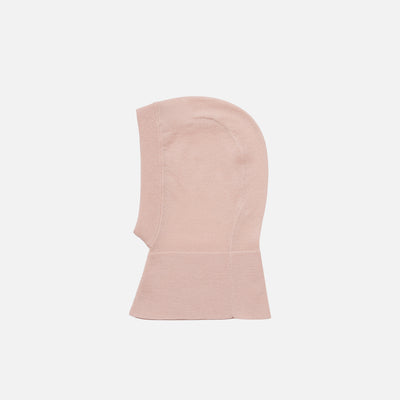 Baby Merino Wool Extra Fine Balaclava - Pale Rose