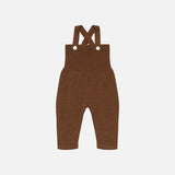 Baby Merino Wool High Waist Overalls - Hazel Melange