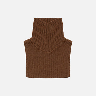 Kids Merino Wool Neck Warmer - Hazel melange