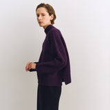 Women's Lambswool Sweater - Violet