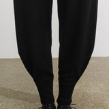 Women's Merino Wool Knitted Pants - Black