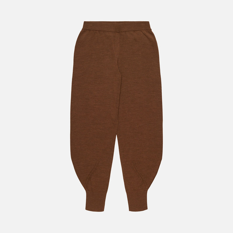 Women's Merino Wool Knitted Pants - Hazel melange
