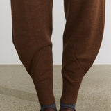 Women's Merino Wool Knitted Pants - Hazel melange